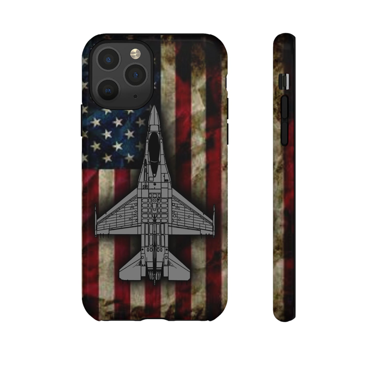 F-16 Old Glory Tough Cases for iPhone, Samsung, Google