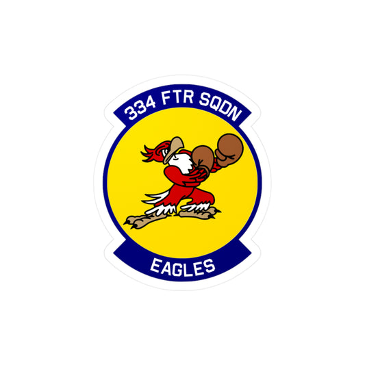 334FS "Eagles" Vinyl Decal, Indoor/Outdoor, 4 Sizes Available