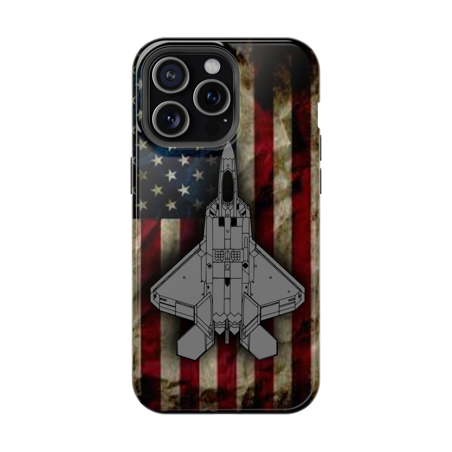 F-22 Old Glory Magnetic Tough Cases for iPhone