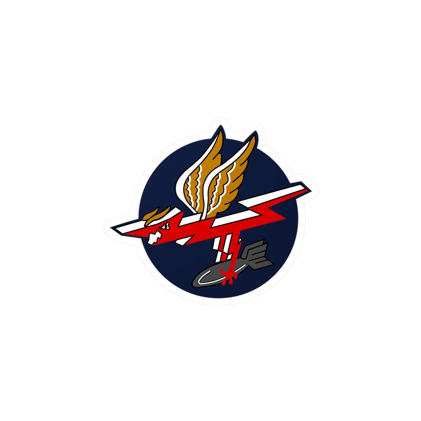 389FS "T-Bolts" Heritage Patch Vinyl Decal