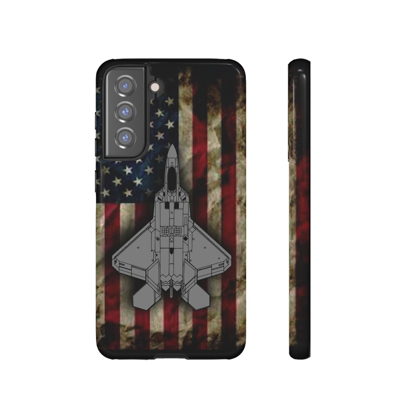 F-22 Old Glory Tough Cases for iPhone, Samsung, Google