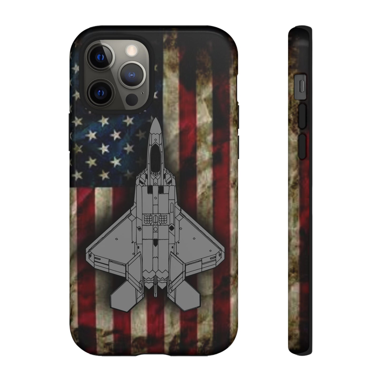 F-22 Old Glory Tough Cases for iPhone, Samsung, Google