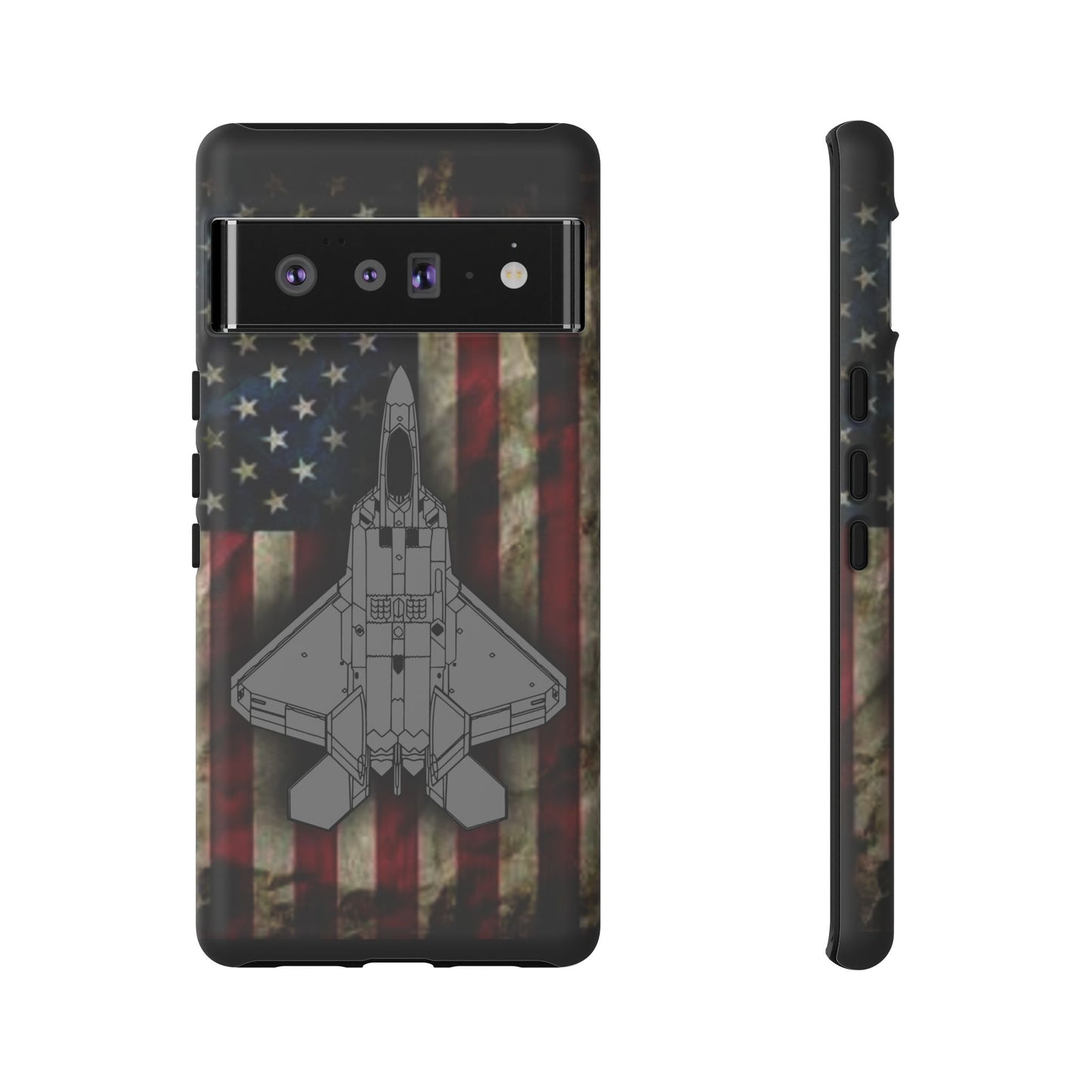 F-22 Old Glory Tough Cases for iPhone, Samsung, Google