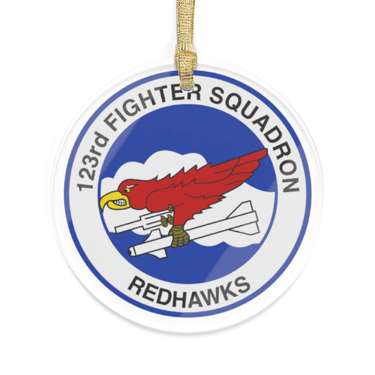 123FS "Redhawks" Acrylic Ornaments