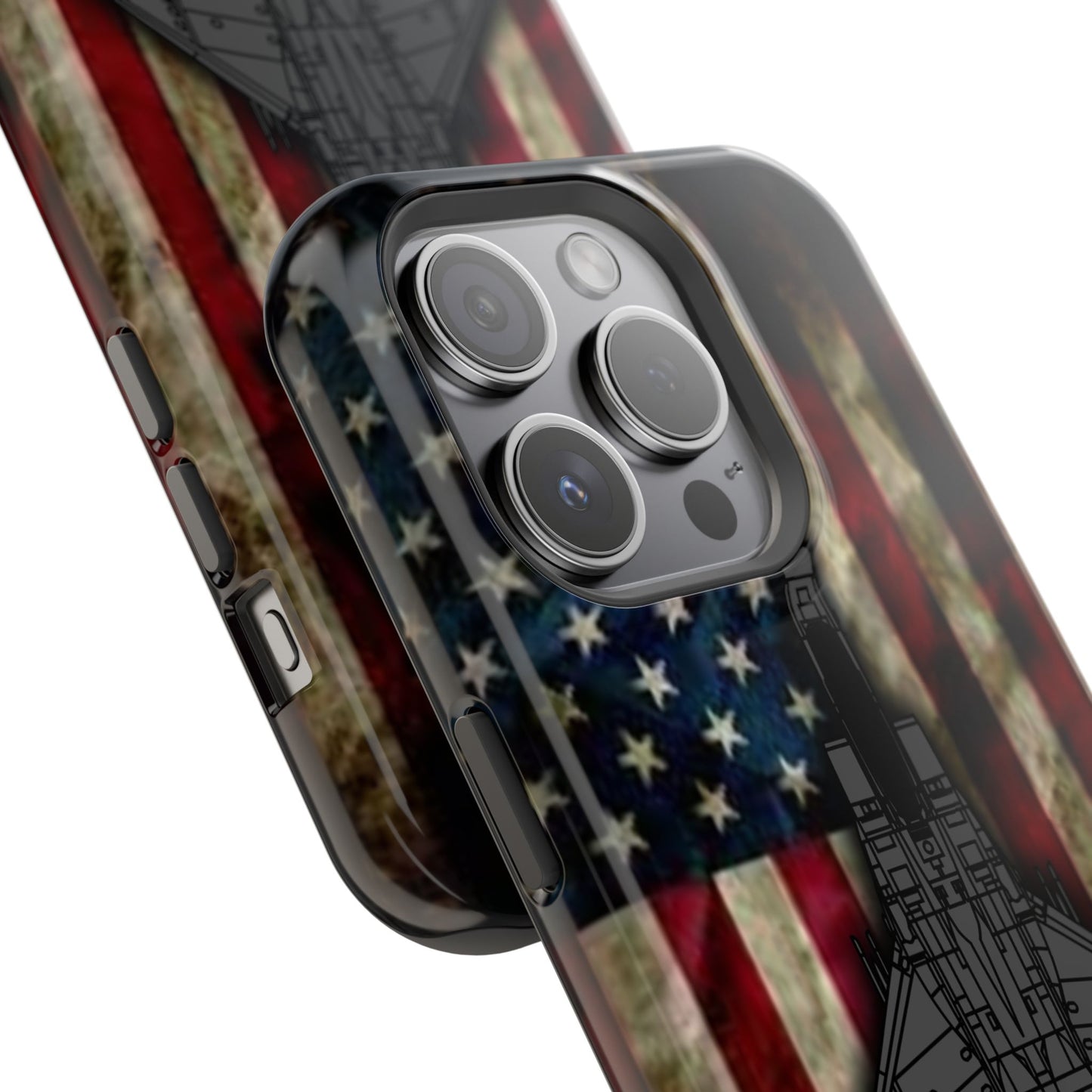 F-15E Old Glory Magnetic Tough Cases for iPhone