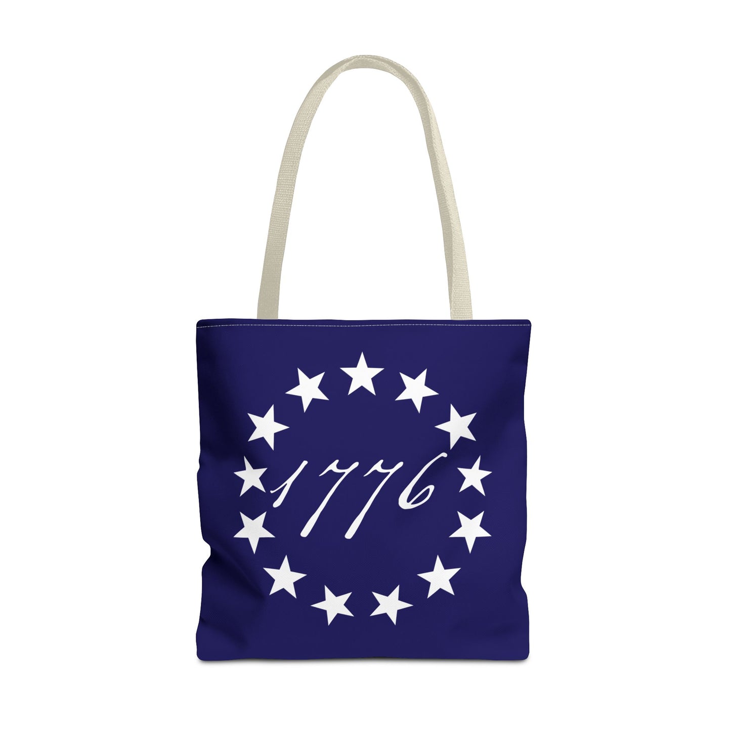 1776 Betsy Ross Flag Tote Bag — Patriotic Independence Day Grocery & Beach Tote