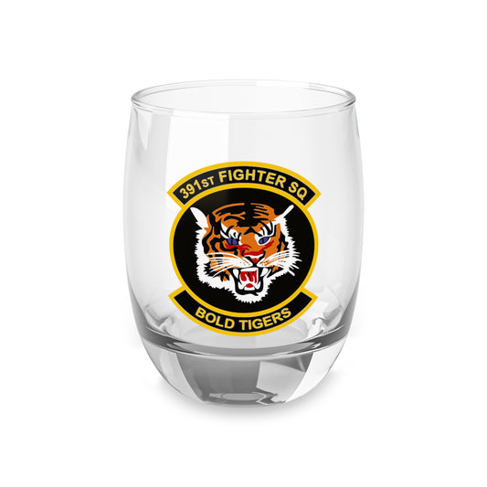 391FS "Bold Tigers" Whiskey Glass, 6oz