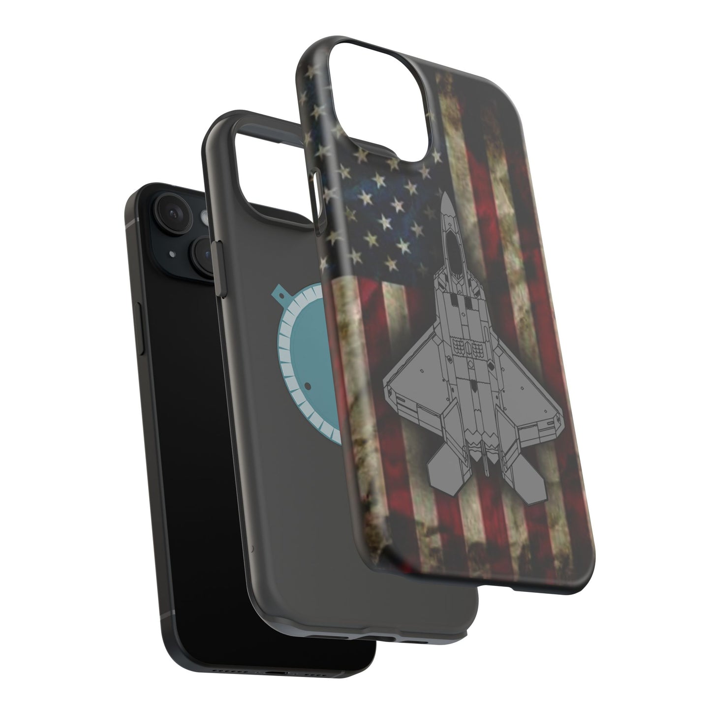 F-22 Old Glory Magnetic Tough Cases for iPhone