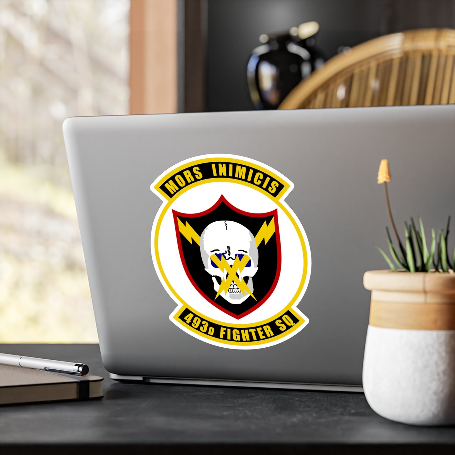 493FS "Grim Reapers" Vinyl Decal, Indoor/Outdoor, 4 Sizes Available