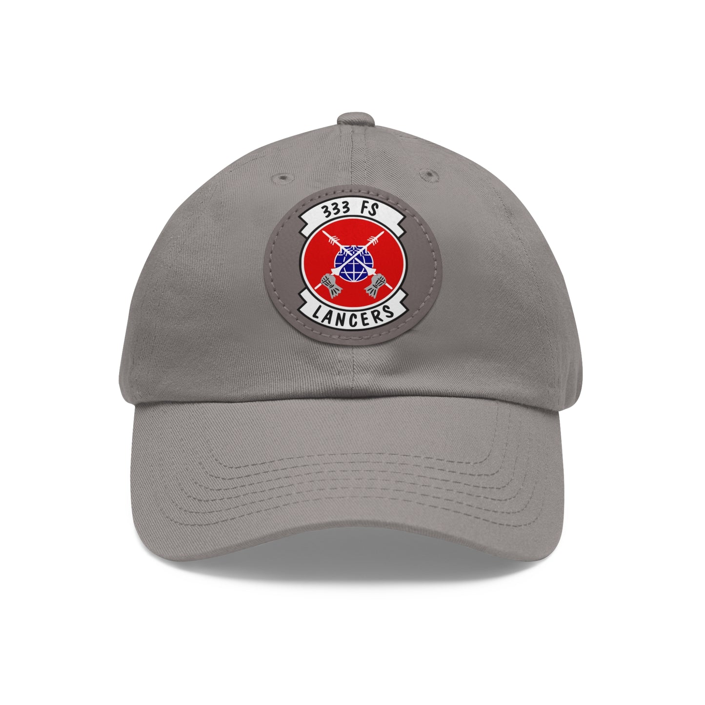 333FS Lancers Leather Patch Hat, Multiple Colors