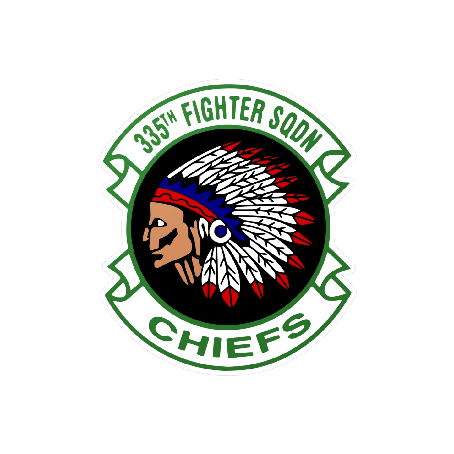 335FS "Chiefs" Vinyl Decal, Indoor/Outdoor, 4 Sizes Available