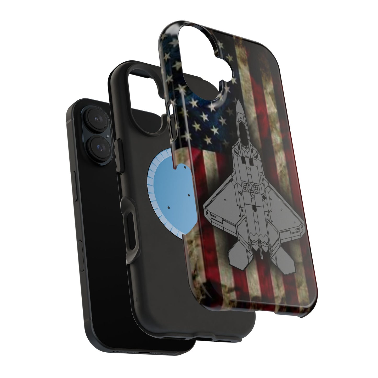 F-22 Old Glory Magnetic Tough Cases for iPhone