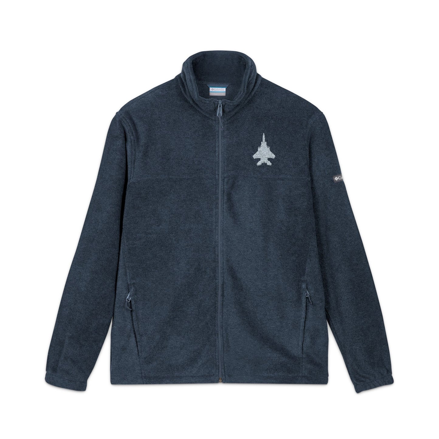 F-15E Top Silhouette Embroidered Columbia Fleece Jacket