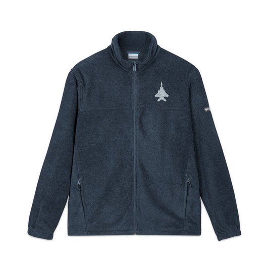 F-15E Top Silhouette Embroidered Columbia Fleece Jacket