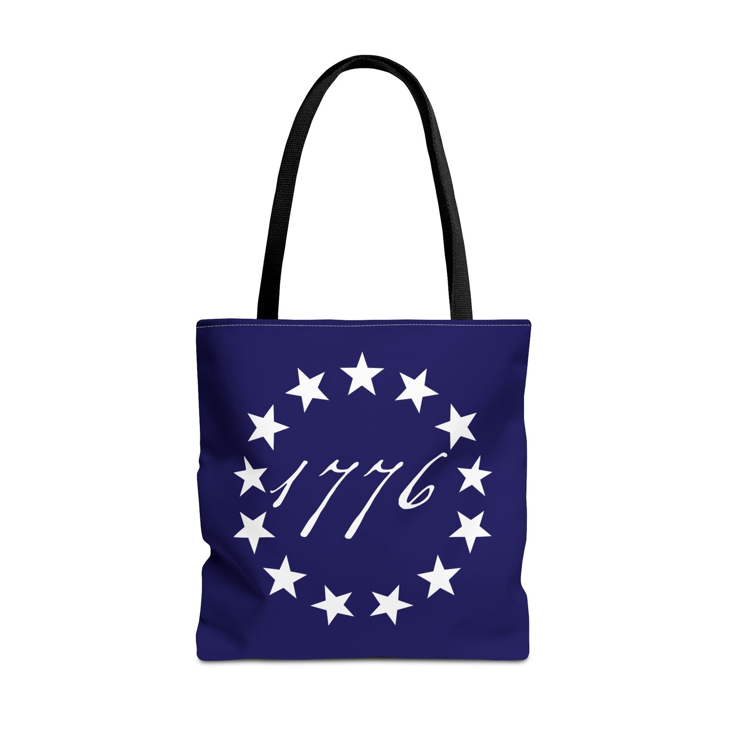 1776 Betsy Ross Flag Tote Bag — Patriotic Independence Day Grocery & Beach Tote