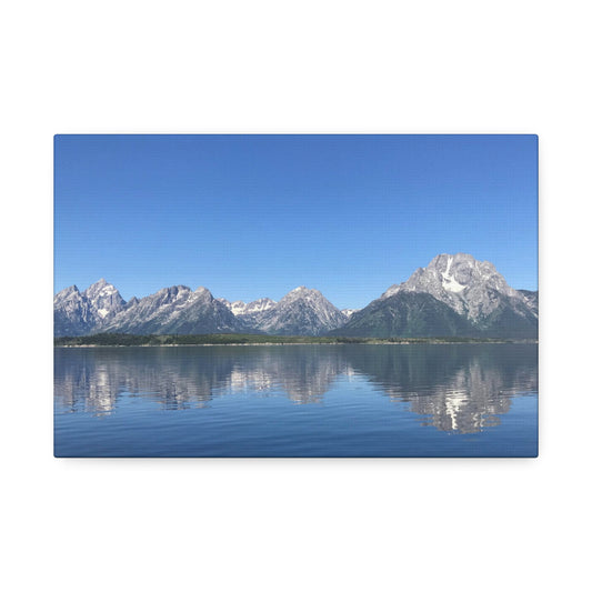 Canvas Stretched, Tetons, WY