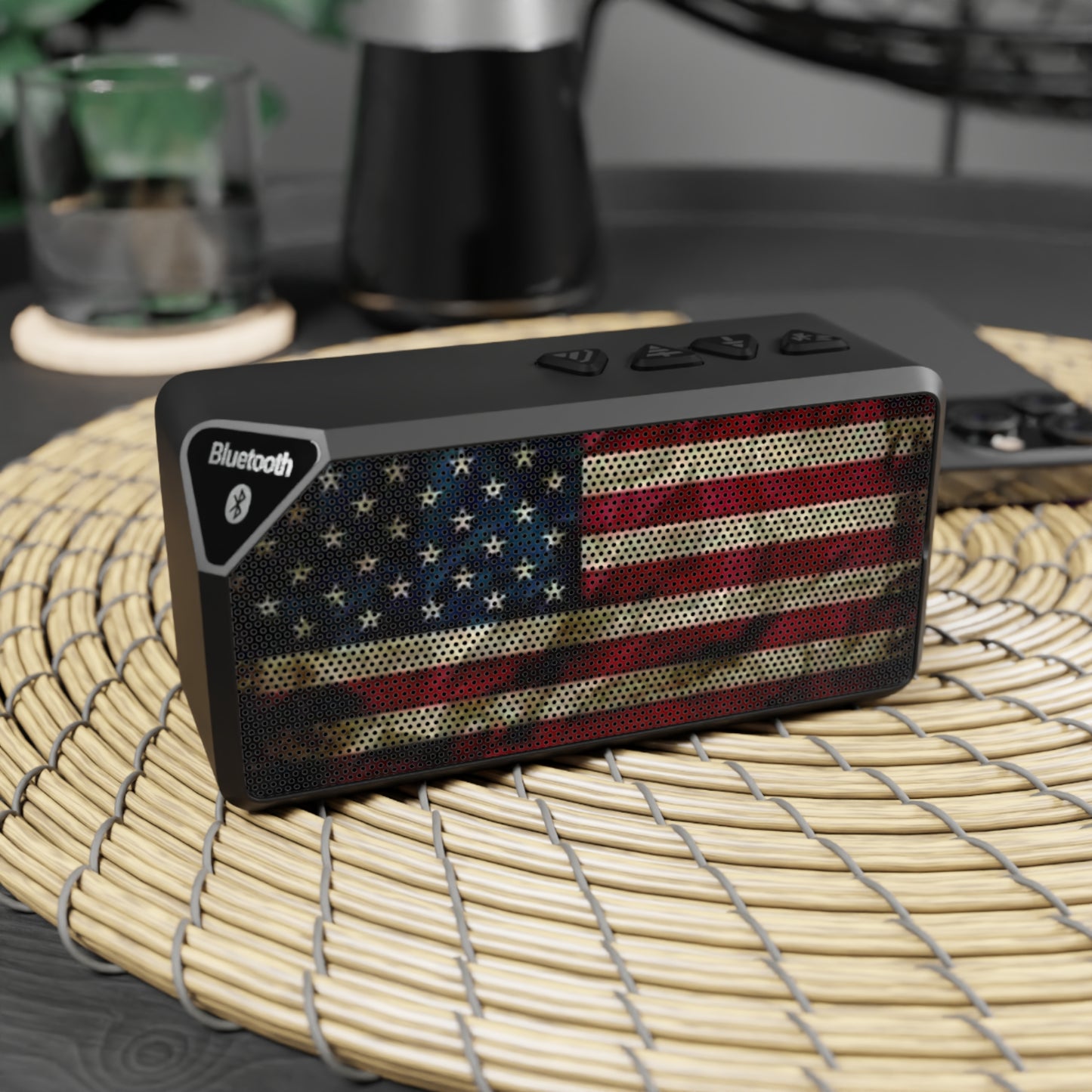 Bluetooth Speaker - Old Glory U S Flag Graphic