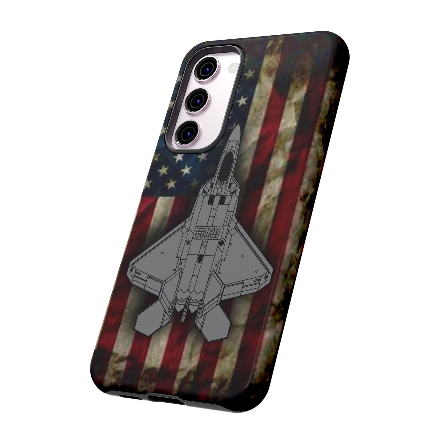 F-22 Old Glory Tough Cases for iPhone, Samsung, Google