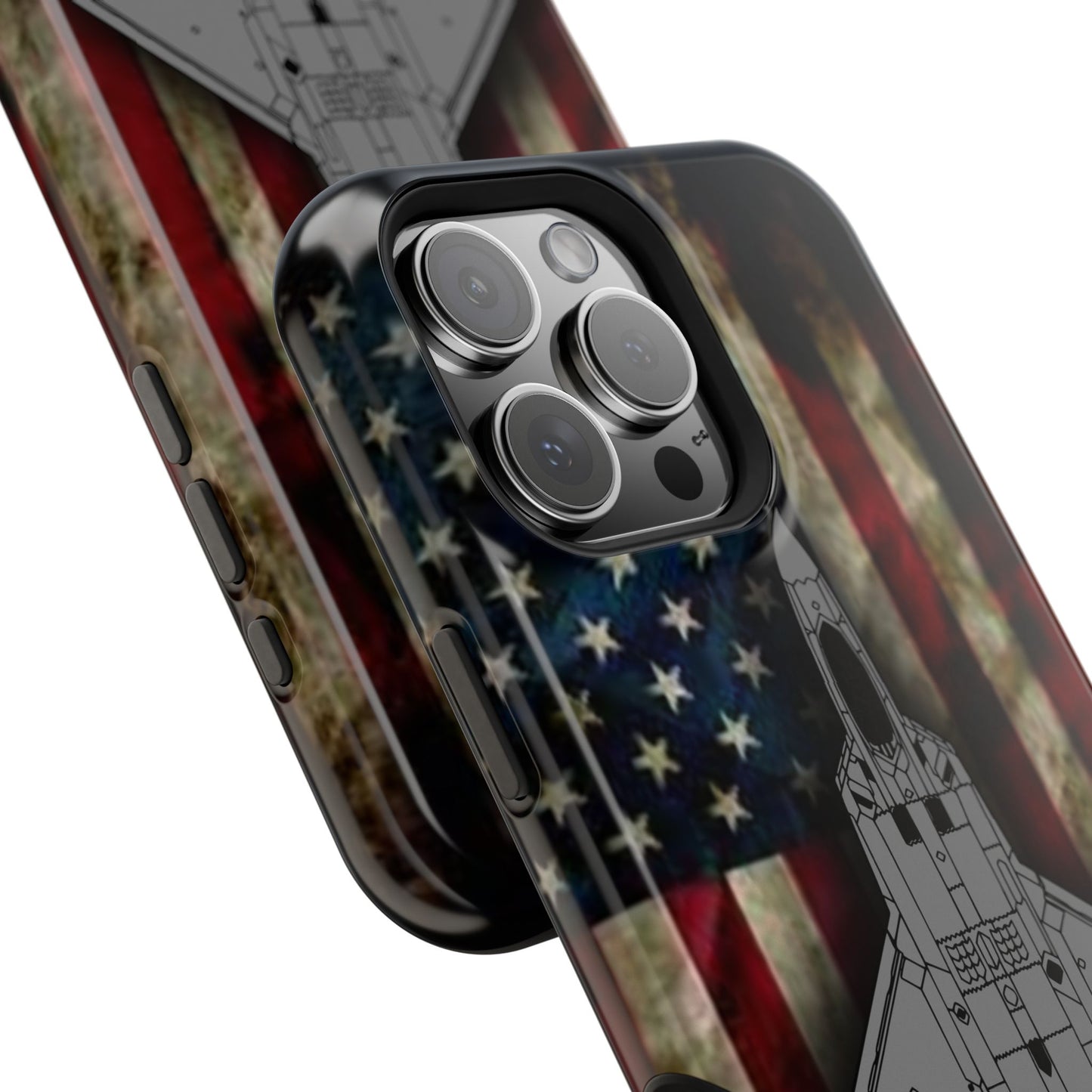 F-22 Old Glory Magnetic Tough Cases for iPhone