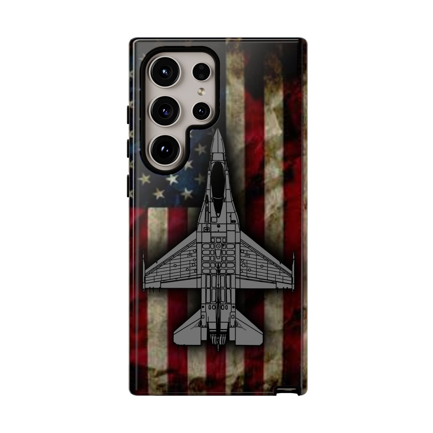 F-16 Old Glory Tough Cases for iPhone, Samsung, Google