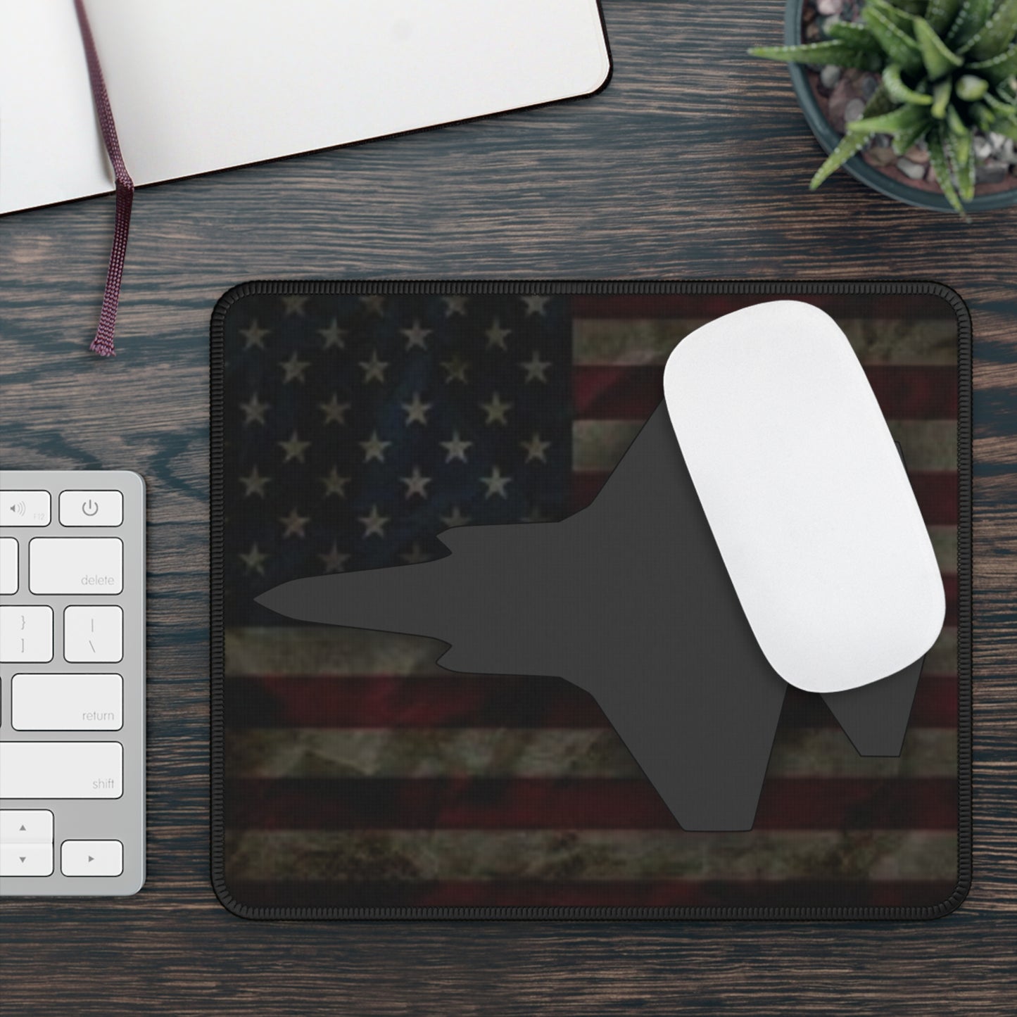 Gaming Mouse Pad, F-35 & Flag