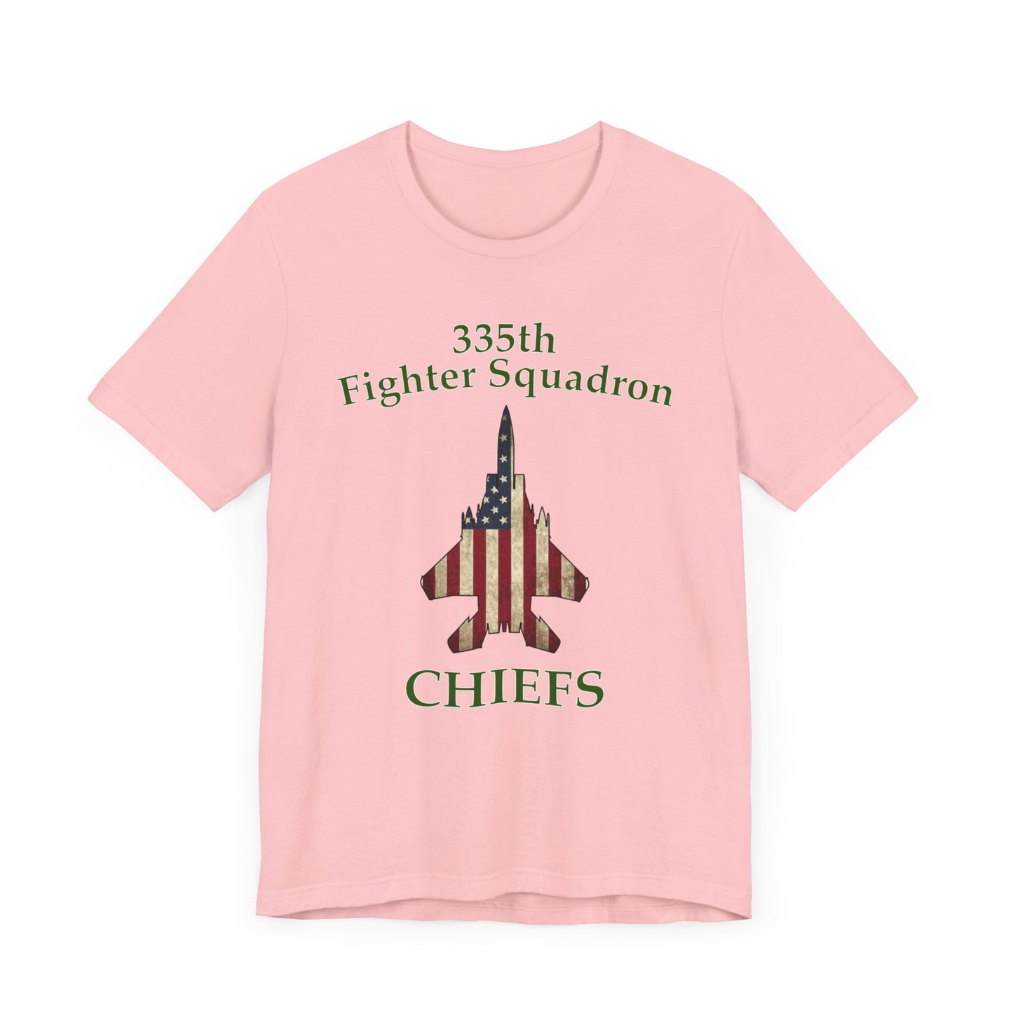 335FS Chiefs Eagle Flag Unisex Jersey Short Sleeve Tee, Multiple Colors