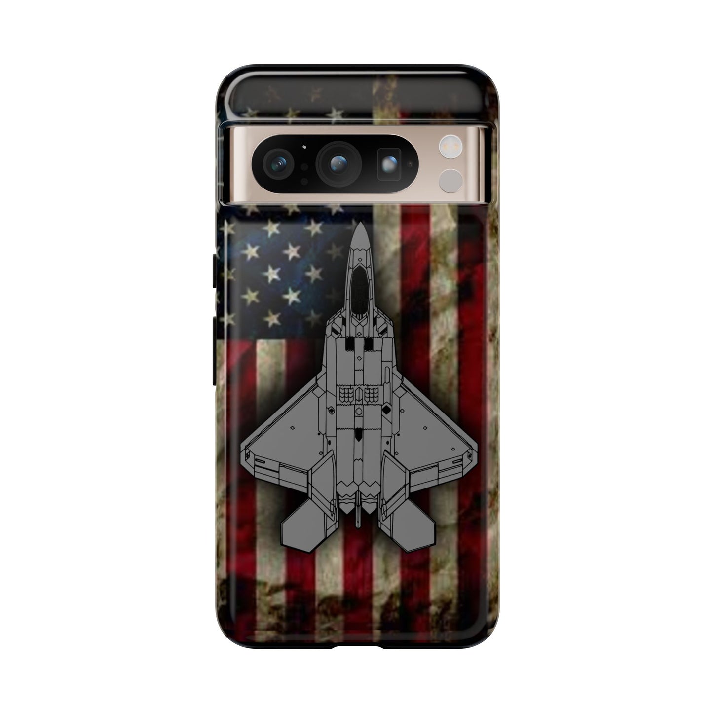 F-22 Old Glory Tough Cases for iPhone, Samsung, Google