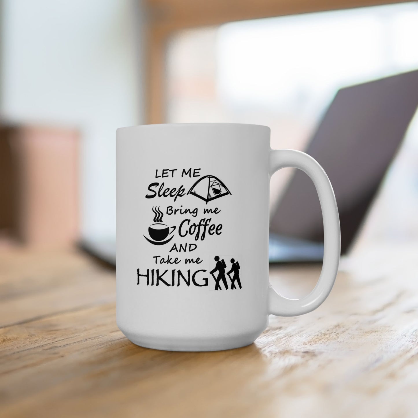 Take Me Hiking Ceramic Mug 15oz