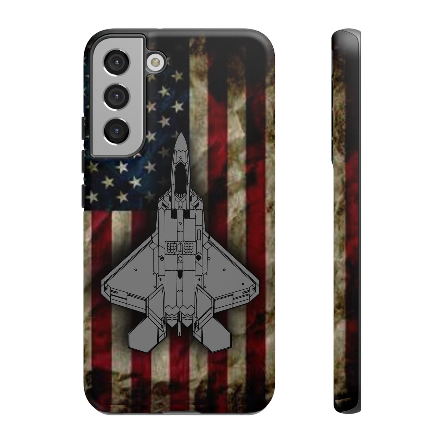 F-22 Old Glory Tough Cases for iPhone, Samsung, Google