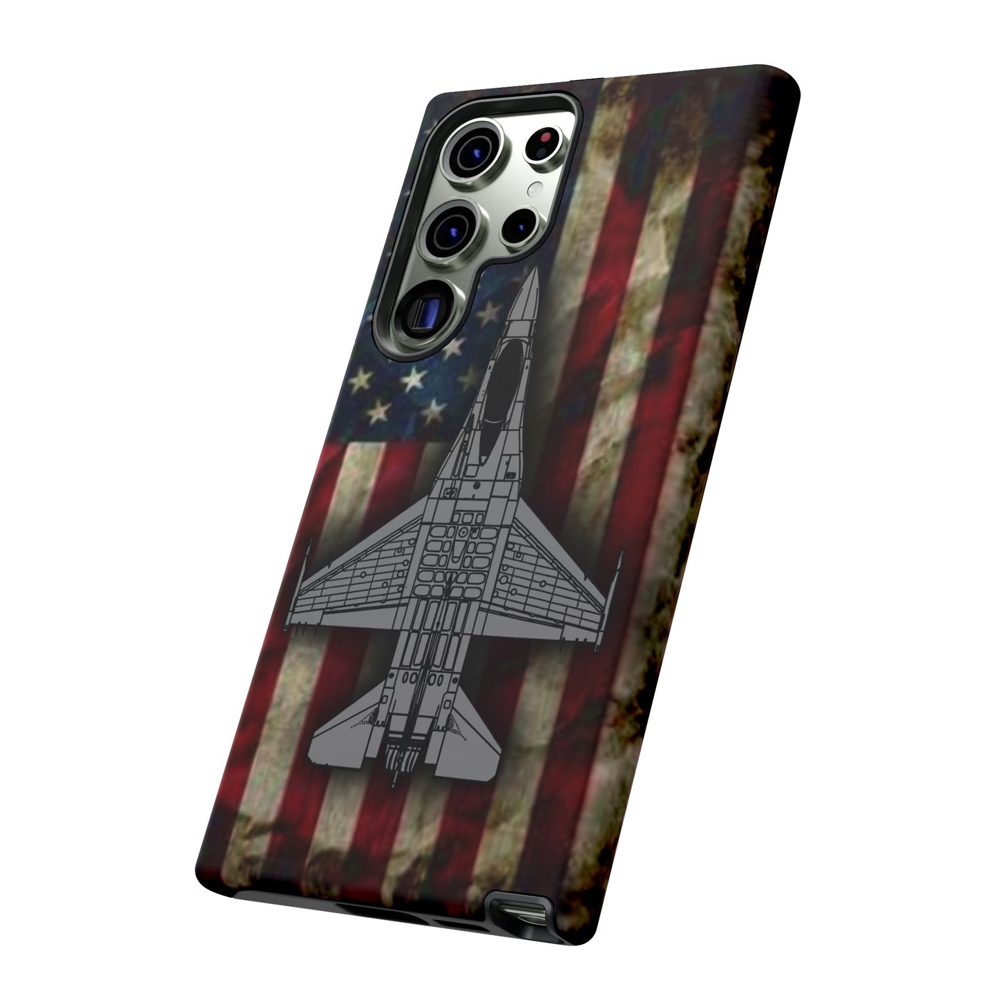 F-16 Old Glory Tough Cases for iPhone, Samsung, Google