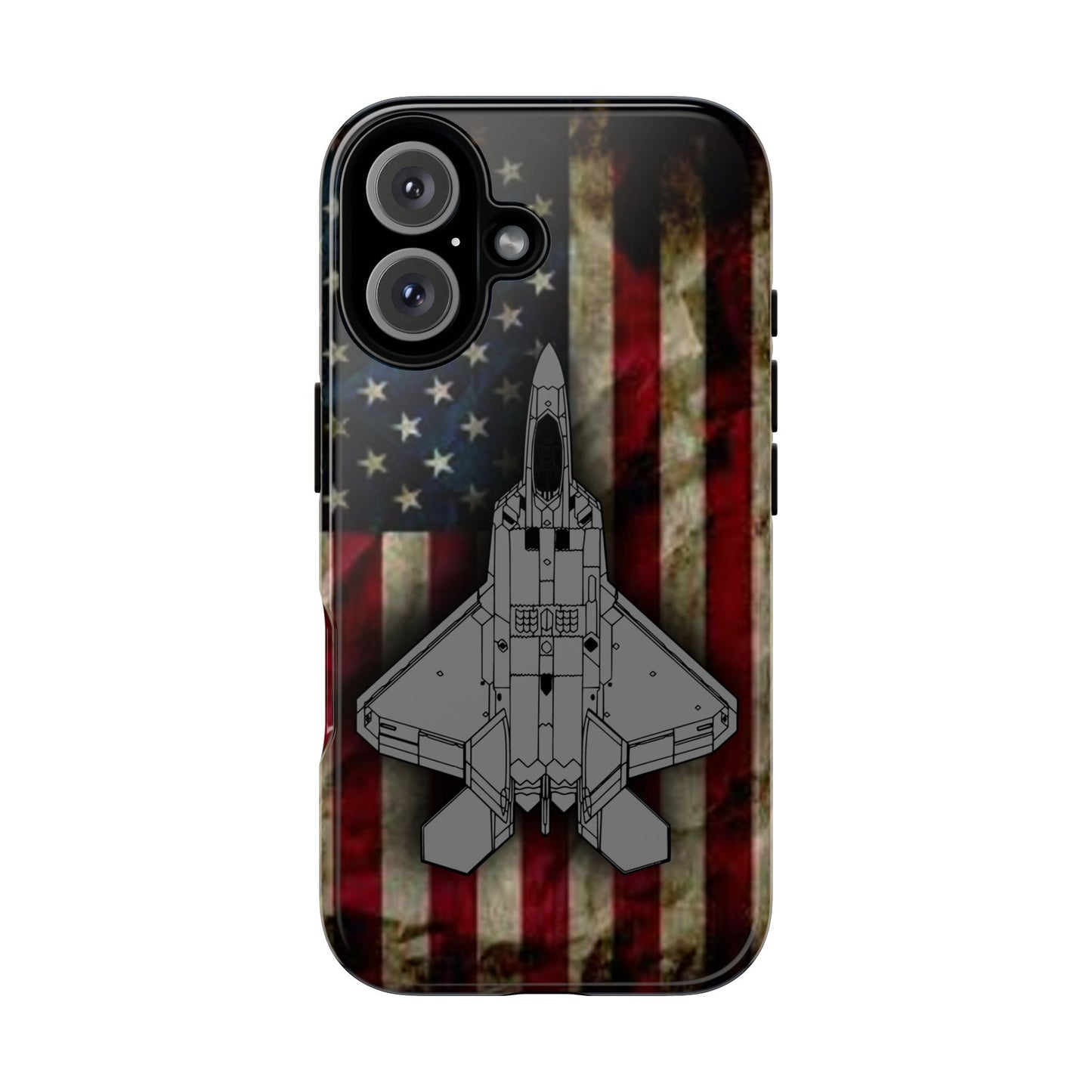 F-22 Old Glory Tough Cases for iPhone, Samsung, Google