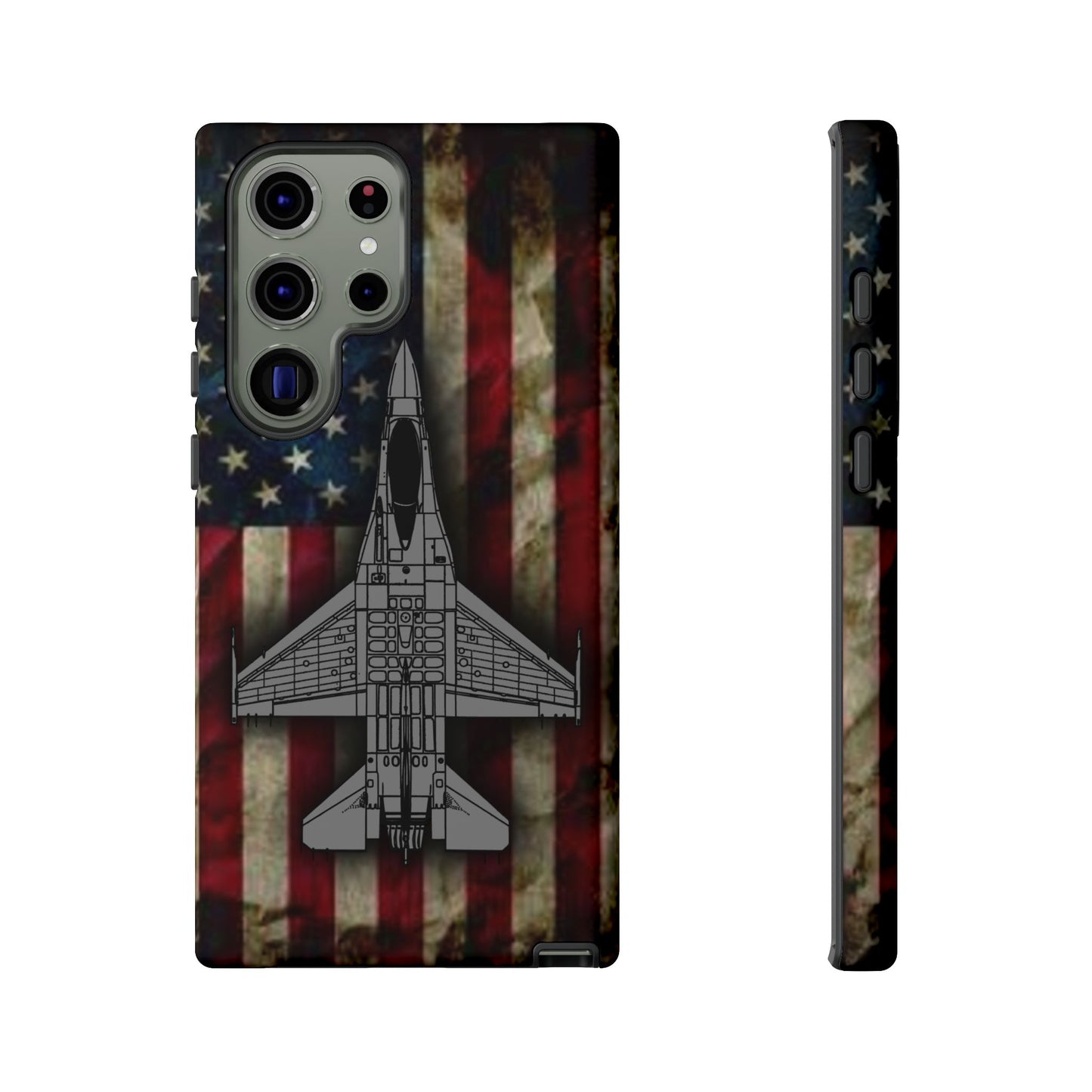 F-16 Old Glory Tough Cases for iPhone, Samsung, Google