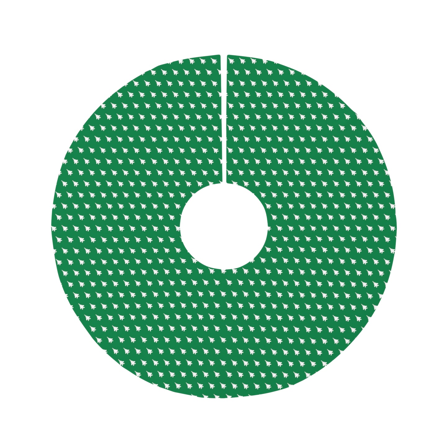 F-15E Round Tree Skirt, Green