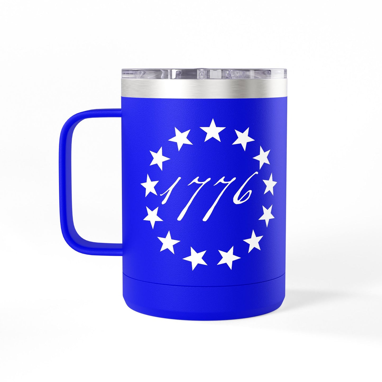 15oz Patriotic Stars "1776" Coffee Mug Tumbler