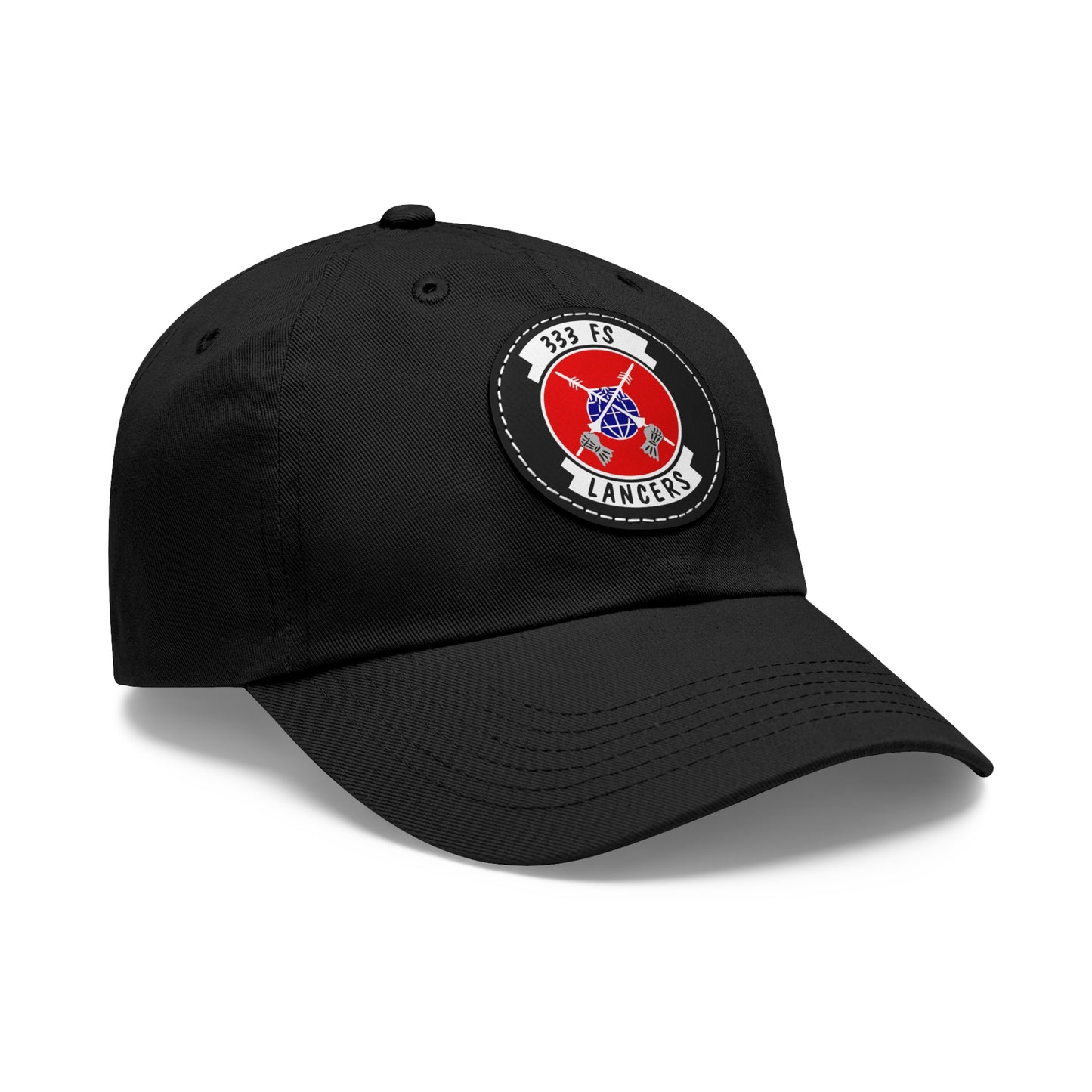 333FS Lancers Leather Patch Hat, Multiple Colors