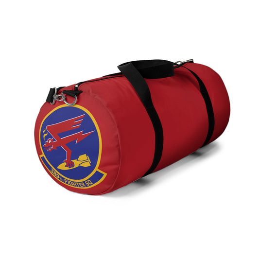 389FS T-Bolts Duffel Bag, Dark Red