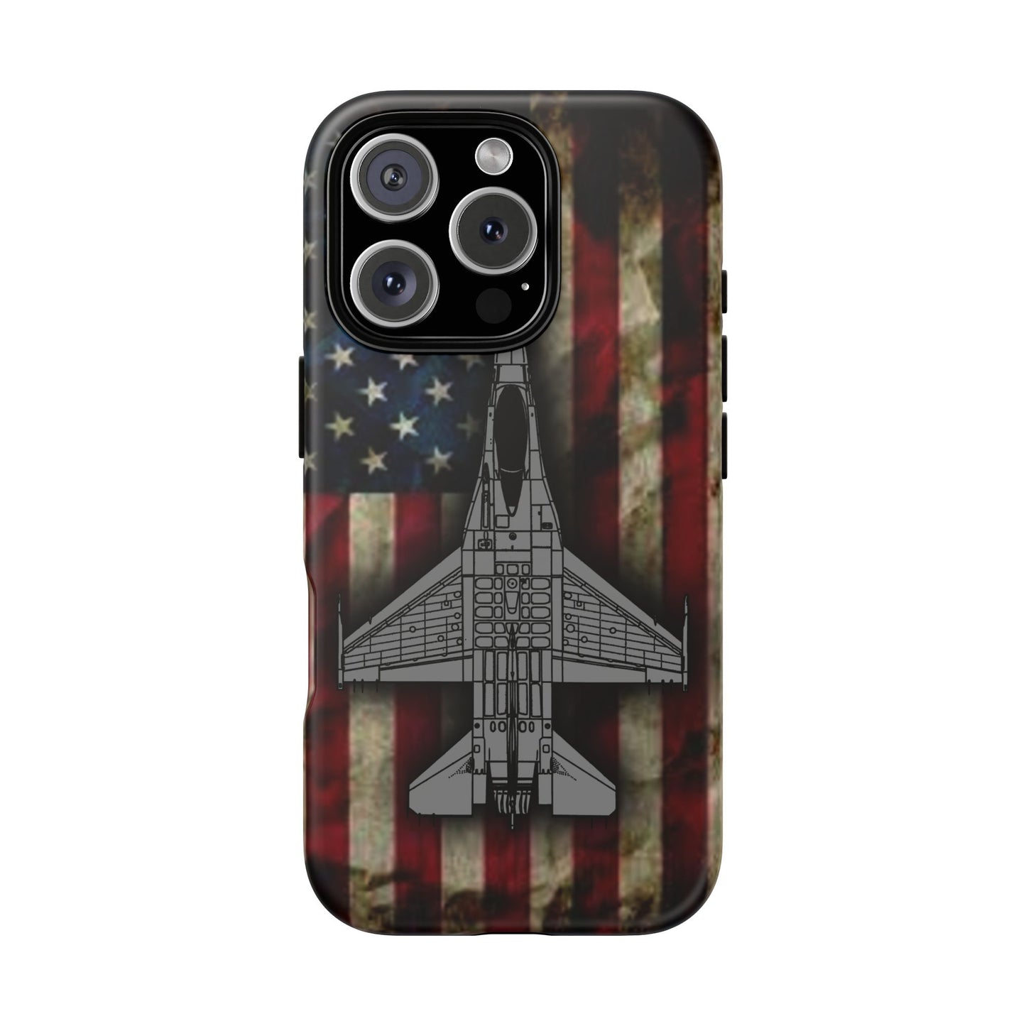 F-16 Old Glory Tough Cases for iPhone, Samsung, Google