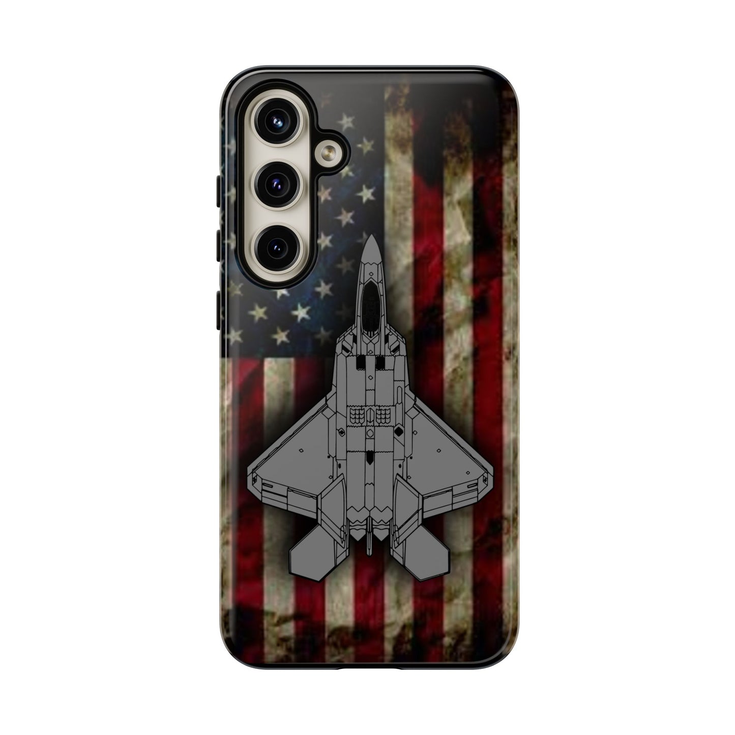 F-22 Old Glory Tough Cases for iPhone, Samsung, Google