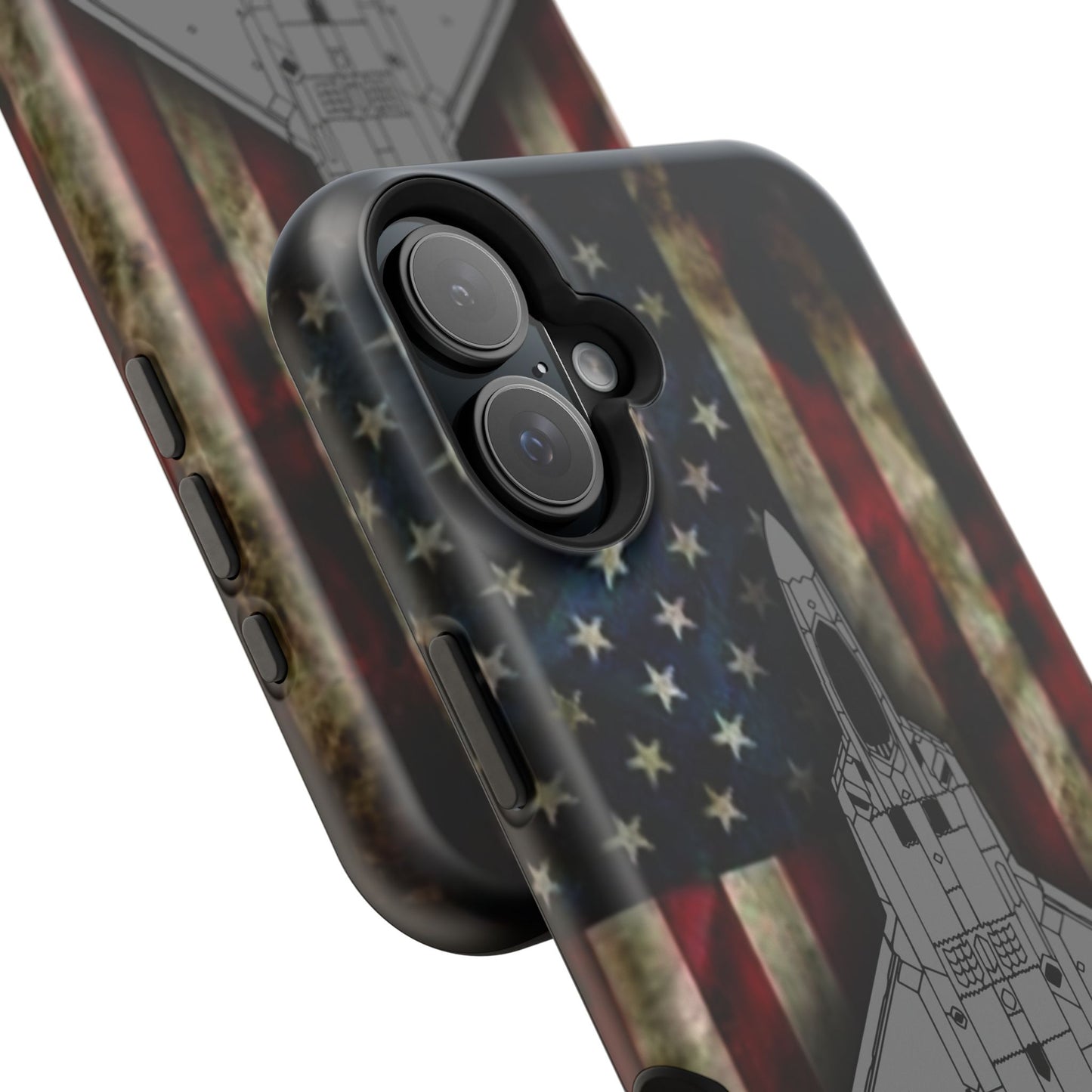 F-22 Old Glory Magnetic Tough Cases for iPhone