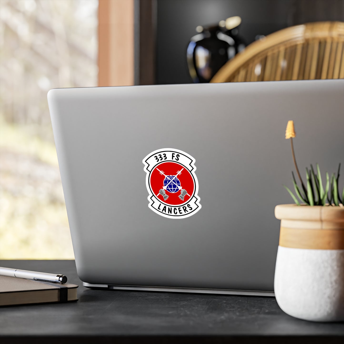333FS "Lancers" Vinyl Decal, Indoor/Outdoor, 4 Sizes Available