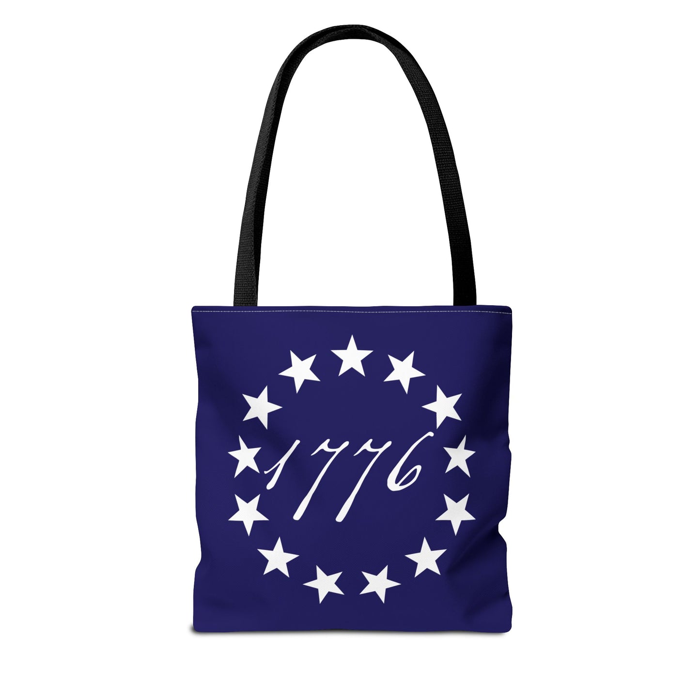 1776 Betsy Ross Flag Tote Bag — Patriotic Independence Day Grocery & Beach Tote