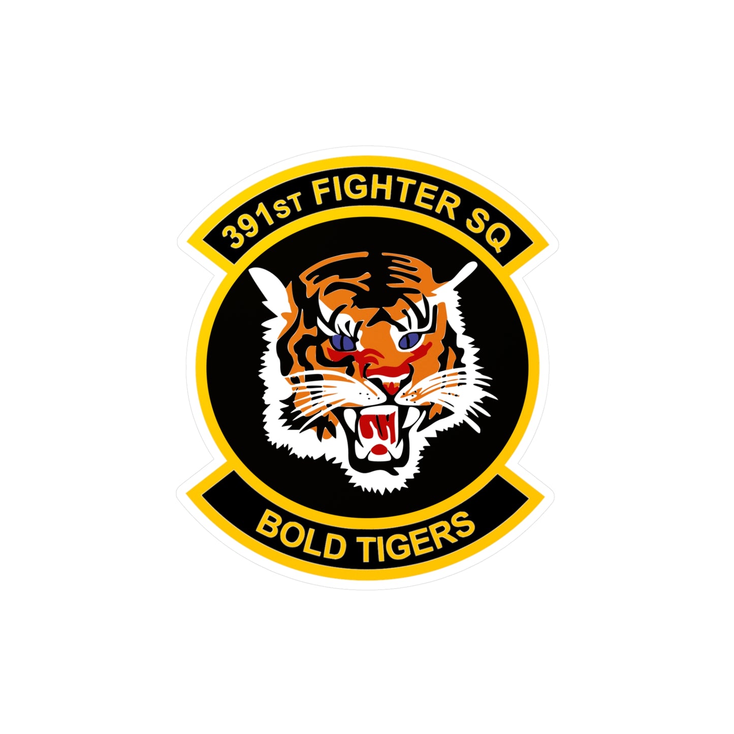 391FS "Bold Tigers" Vinyl Decal, Indoor/Outdoor, 4 Sizes Available