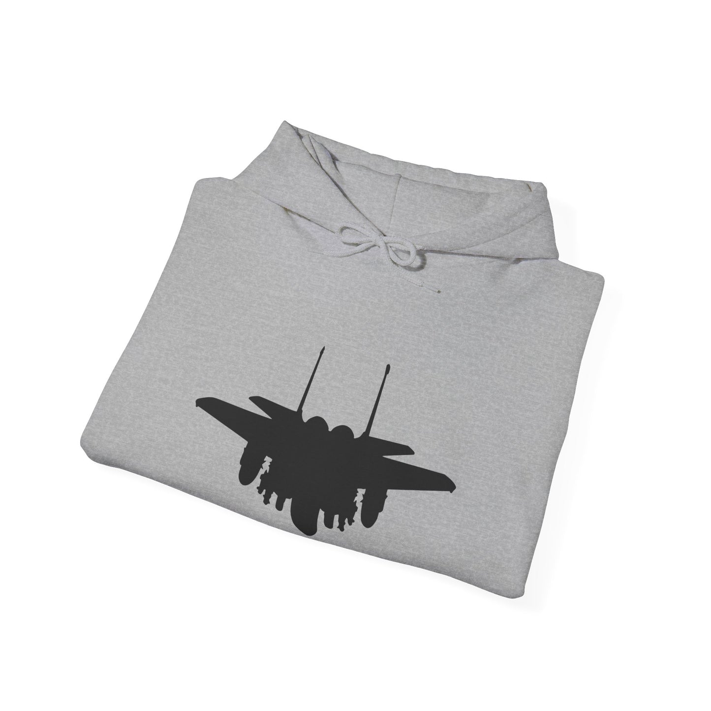 F-15E Angled Front Silhouette Unisex Heavy Blend™ Hooded Sweatshirt