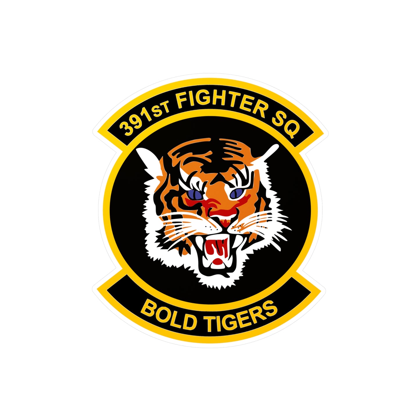 391FS "Bold Tigers" Vinyl Decal, Indoor/Outdoor, 4 Sizes Available