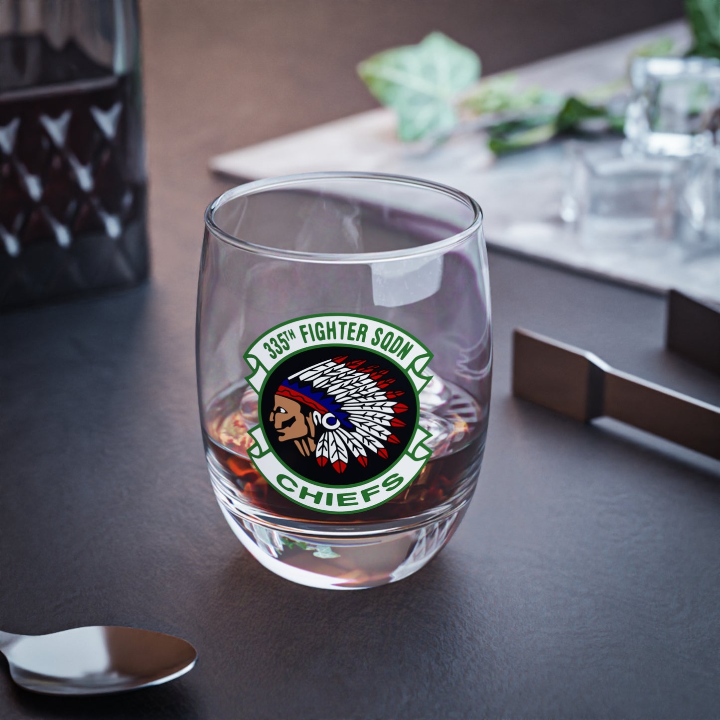 335FS "Chiefs" Whiskey Glass, 6oz