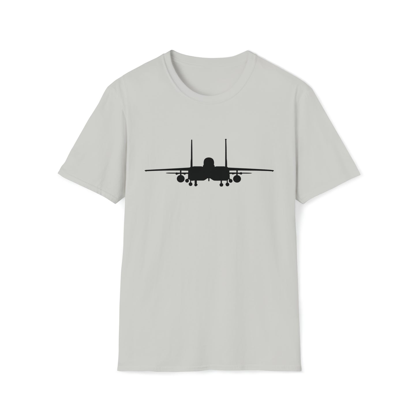 F-15E Front Silhouette Unisex Softstyle T-Shirt, Multiple Colors Available