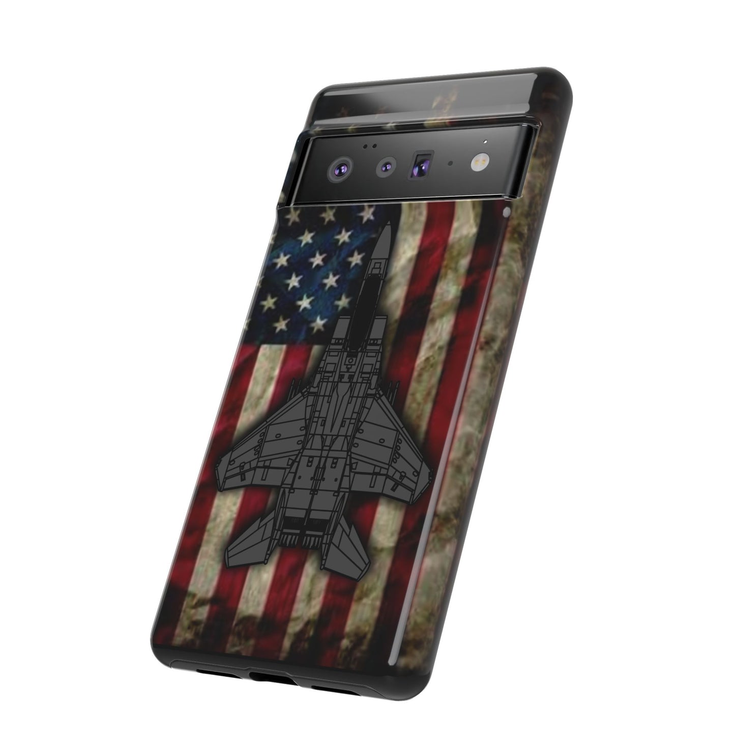 F-15E Old Glory Tough Cases for iPhone, Samsung, Google