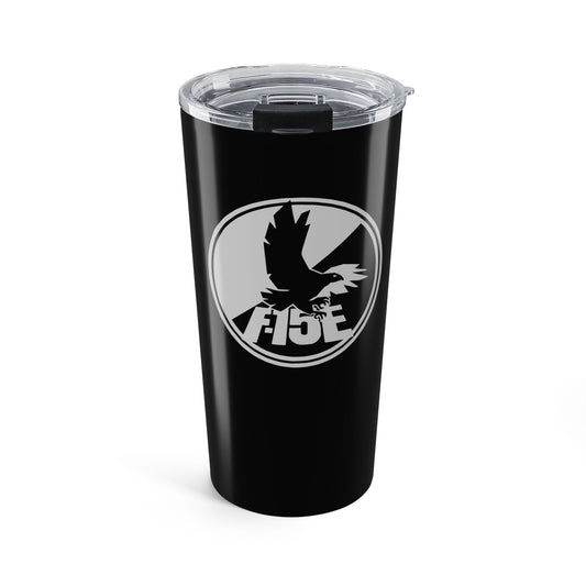Tumbler 20oz, Black, F-15E Day/Night