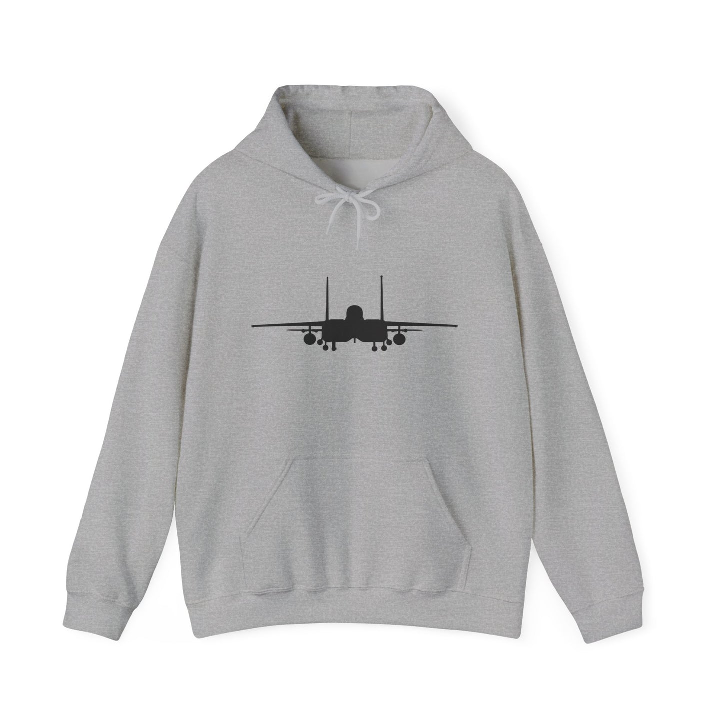 F-15E Front Silhouette Heavy Blend™ Hooded Sweatshirt