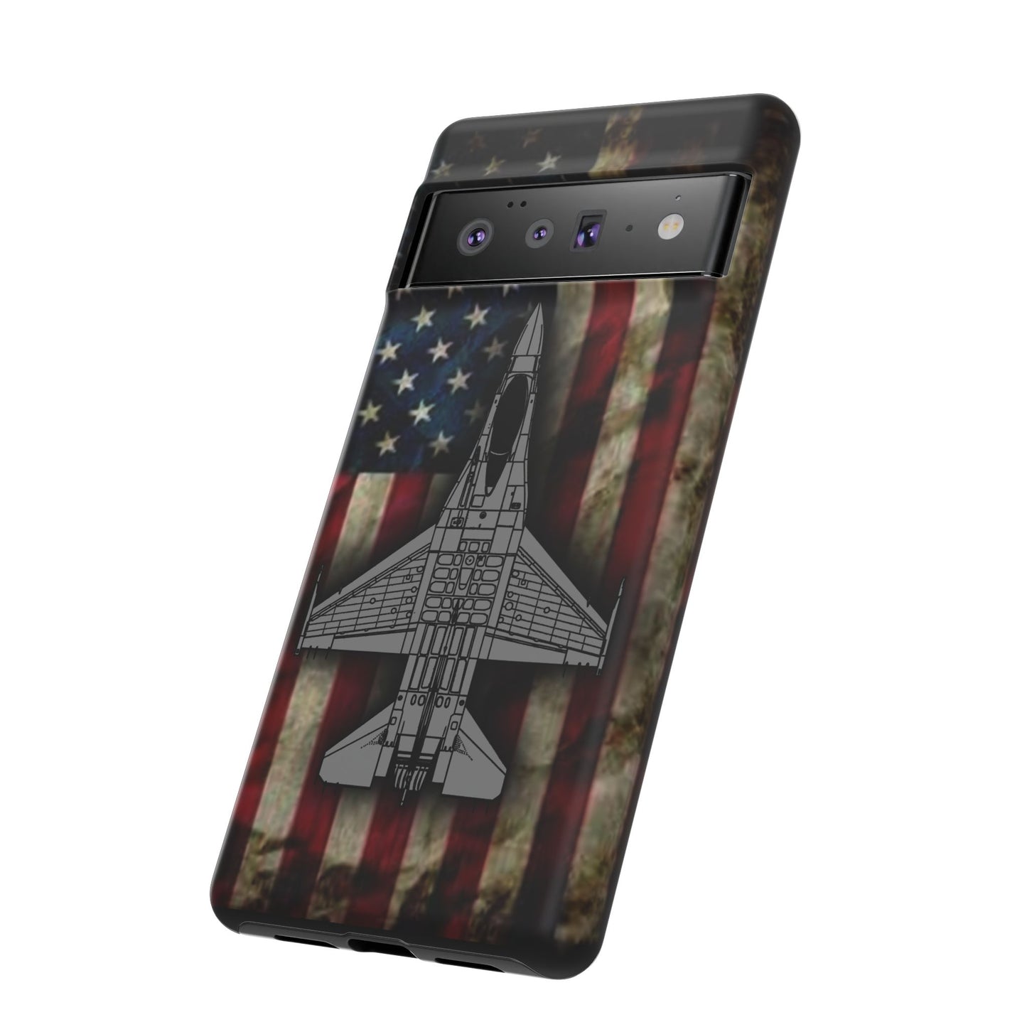 F-16 Old Glory Tough Cases for iPhone, Samsung, Google